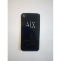 Capac spate iPhone 4 / ARMANI ALBE NEGRE foto