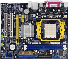 Placa de baza Foxconn A6VMX , SOCKET AM2, 2xDDR2, video onboard, tablita spate. foto