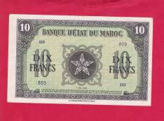 MAROC 10 francs 1943 XF+++!!! foto