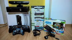 OFERTA! Xbox360 250GB slim impecabil+Kinect+Accesorii+Jocuri foto