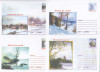 Bnk fil Lot 5 intreguri postale 2001 - Peisaj de iarna
