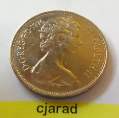 Moneda 10 New Pence - Anglia 1976 *cod 1338 a.UNC foto