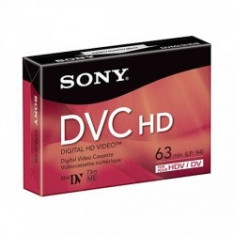 Caseta MiniDv HDV/DV Sony 63min DVM-63HD foto