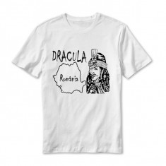 TRICOU DRACULA SUVENIR ROMANIA 100% BUMBAC foto