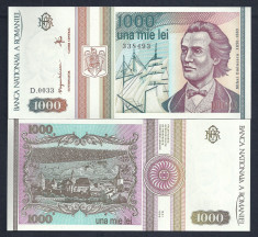 ROMANIA 1000 1.000 LEI 1993 [0] UNC , necirculata foto