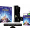 Consola Xbox 360 4 GB + Kinect Sensor + joc Disneyland Adventures + joc Kinect Adventures