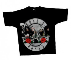 Tricou Guns N &amp;#039; Roses - trandafiri rosii - pt. copii foto