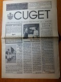 ziarul cuget nr.3 aprilie 1992 ( articole despre regele mihai si monarhire )