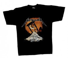 Tricou Metallica - clepsidra vietii si a mortii foto