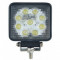 Proiector LED Auto Offroad 27W 12V-24V, 1980 Lumeni, Patrat