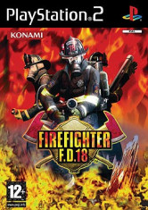 (RAR Collectabile) Firefighter F.D. (FD) 18 - Joc ORIGINAL - PS2 foto