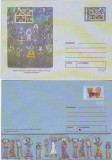 Bnk fil Lot 2 intreguri postale 2002 - Desene realizate de copii