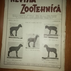revista zootehnica anul 1,nr.1-2 din 1 aprilie 1934