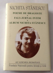 Nichita Stanescu POEME DE DRAGOSTE * FALS JURNAL INTIM * ALBUM ed. de lux foto