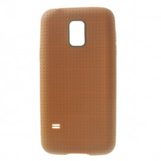 Carcasa protectie spate gel TPU pentru Samsung Galaxy S5 mini G800 - maro foto