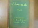 Psihanaliza almanah Viena 1928 Internationaler Psychoanalitischer Verlag Wien