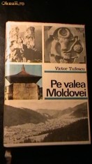 PE VALEA MOLDOVEI -VICTOR TUFESCU 1970,CARTONATA CU SUPRACOPERTA