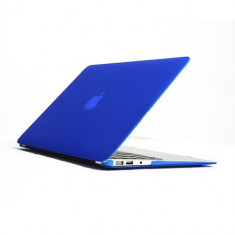 Carcasa protectie slim din plastic lucios pentru Macbook Pro Retina 13 - albastra foto