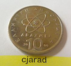 Moneda 10 Drahme - Grecia 2000*cod 1374 foto