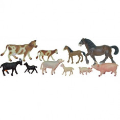 Set de 10 Figurine Animale Domestice cu puii foto