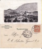 Brasov, Kronstadt -Vedere generala- reclama, clasica, rara, Necirculata, Printata