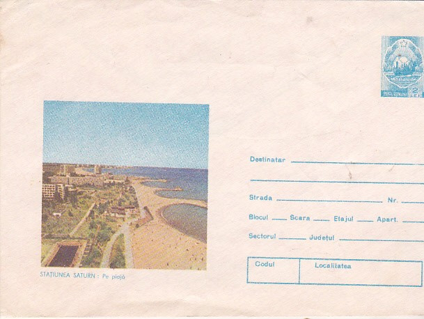 bnk fil Intreg postal 1988 - Statiunea Saturn