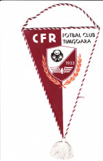 Fanion fotbal CFR TIMISOARA - anii`80 foto