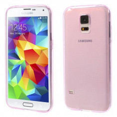 Carcasa protectie gel TPU pentru Samsung Galaxy S5 G900 - roz foto