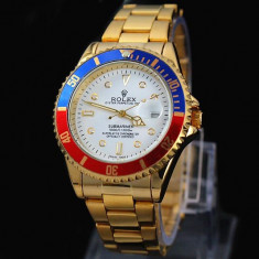 CEAS ROLEX SUBMARINER GOLD&amp;amp;WHITE-SUPERB-PRET IMBATABIL-CALITATEA 1-POZE REALE !! foto