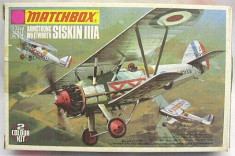 Macheta avion biplan Armstrong Whitworth Siskin IIIA Model Kit by MATCHBOX foto