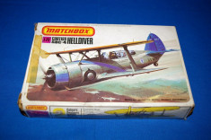 Macheta avion biplan Curtiss SBC-4 Model Kit by MATCHBOX (Original!!!) foto