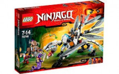 Lego Ninjago 70748 Titanium Dragon 360 piese Original Nou Sigilat 7-14 ani foto