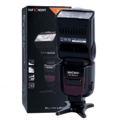 Flash Blitz TTL K &amp;amp; F Concept KF-590 EX-C i-TTL Flash Speedlite Pentru Canon foto