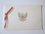 Cumpara ieftin FELICITARE ,,LA MULTI ANI&#039;&#039; 1970 OFERITA DE AMBASADORUL INDONEZIEI LA PHENIAN, Circulata, Indonezia, Printata