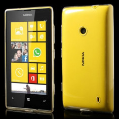 Carcasa protectie spate 0.6 mm pentru Nokia Lumia 520/525 - tranparenta foto