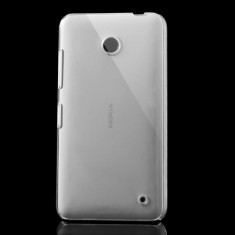 Carcasa protectie spate din plastic transparent pentru Nokia Lumia 630/635 foto