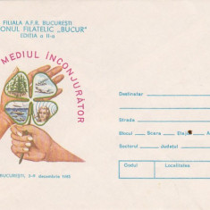 bnk fil Intreg postal necirculat 1985 - Salonul filatelic Bucur 1985