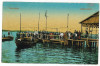 72 - TECHIRGHIOL, Dobrogea, Constanta, Dock, Boat - old postcard - used - 1926, Circulata, Printata