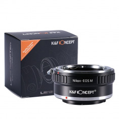 Inel Adaptor de la lentile Nikon AF AI Montura F - la Body Canon EOS Mirrorless foto