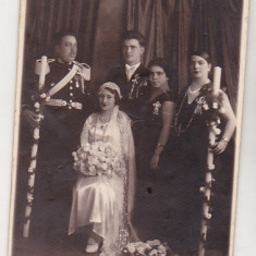 bnk foto Fotografie interbelica 1934 fotografie de nunta militar tinuta parada