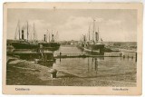 3203 - CONSTANTA, Ships in the Harbor TOMIS - old postcard - used - 1921, Circulata, Printata