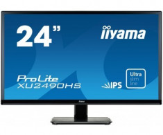 Monitor LED Iiyama Prolite XU2490HS-B1, 23.8 inch, Full HD, 5 ms, negru foto