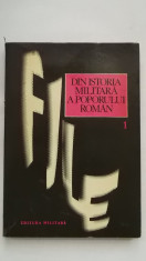 File din istoria militara a poporului roman, Studii, vol. I (1973) foto