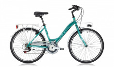 Bicicleta Dama, Ferrini, Emotion, 26inch, 6V, Verde FERRINI foto