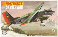 Macheta avion Dornier Skyservant Model Kit by MATCHBOX (Original!!!) foto