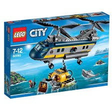 Vand Lego City 60093 Deep Sea Helicopter NOU original sigilat 388 piese 5-12 ani foto