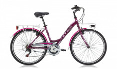 Bicicleta Dama, Ferrini, Emotion, 26 inch, 6V, Violet FERRINI foto