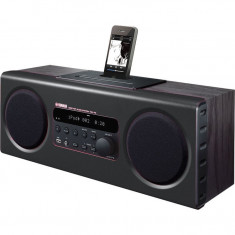 Sistem Audio Yamaha TSX-112 2x15W, CD Player, FM Radio, iPhone/iPod Dock, Negru foto