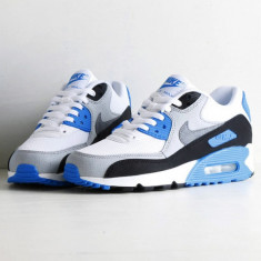 Nike Womens AIr Max 90 Mesh Gs White AH724824-101 foto