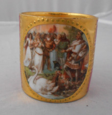 ALT WIEN VIENNA PORCELAIN 1700 PORTELAN PERIOADA MEISSEN CEASCA CAFEA foto